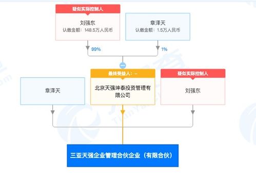 劉強東章澤天攜手創立天強企業，三亞合伙公司布局信息技術新賽道